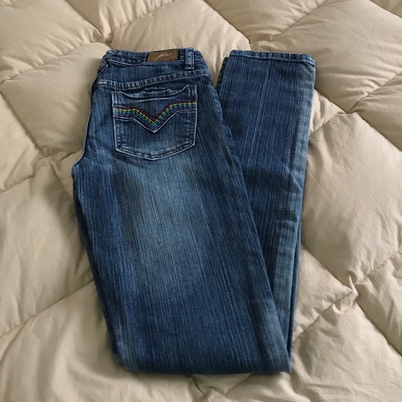Pinc Girls Distressed Jeans size 14 - Picture 4 of 8